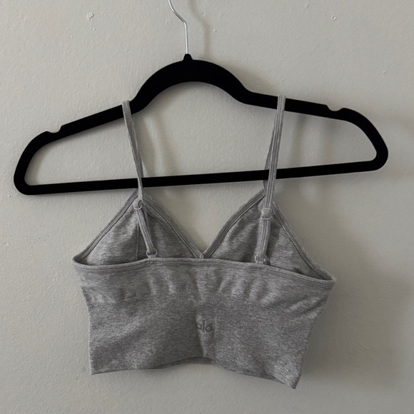 ALO Yoga Gray Sports Bra - Picture 2 of 3